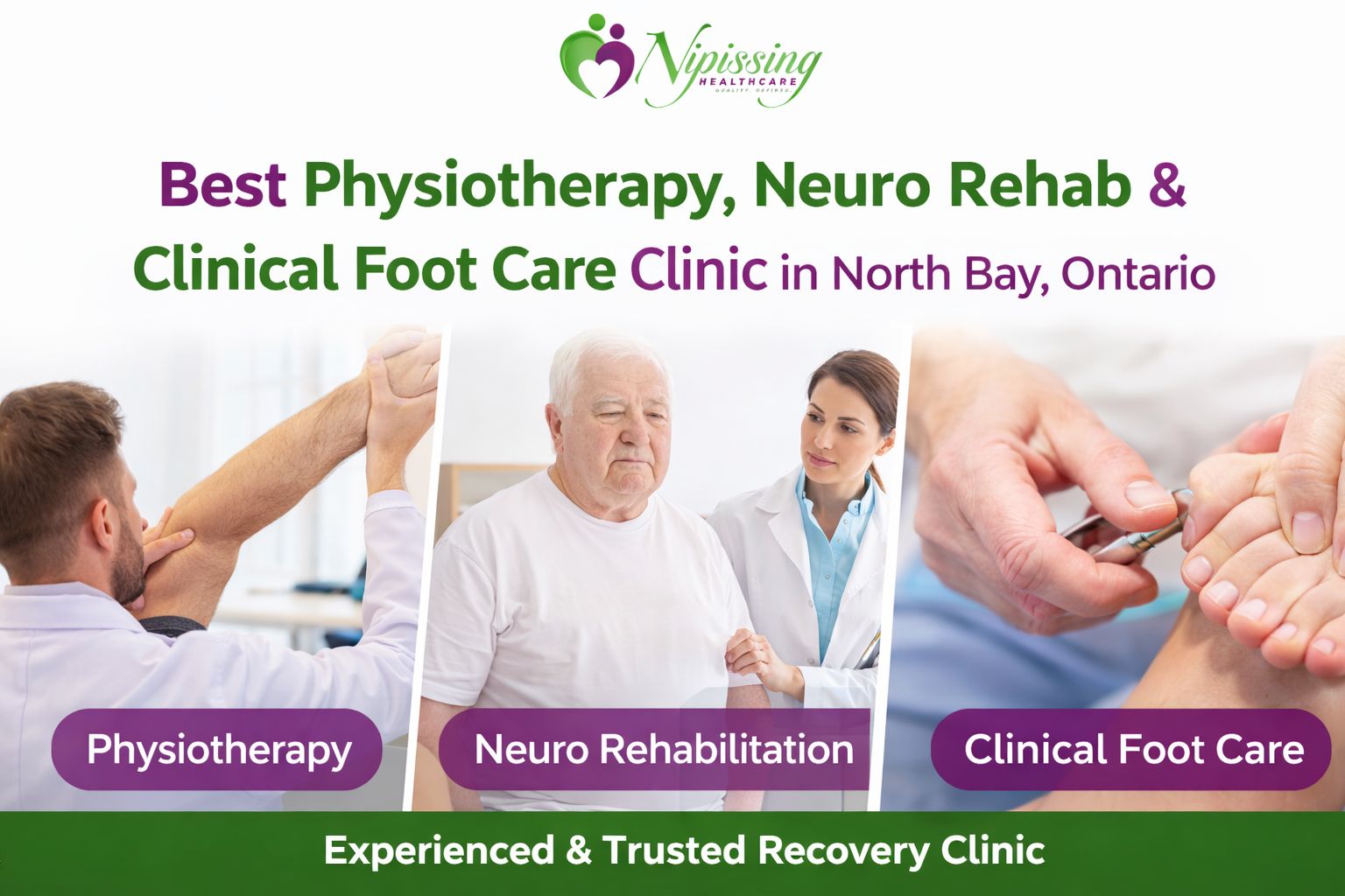 Best Physiotherapy, Neuro Rehab & Clinical Foot Care Clinic in North Bay, Ontario
