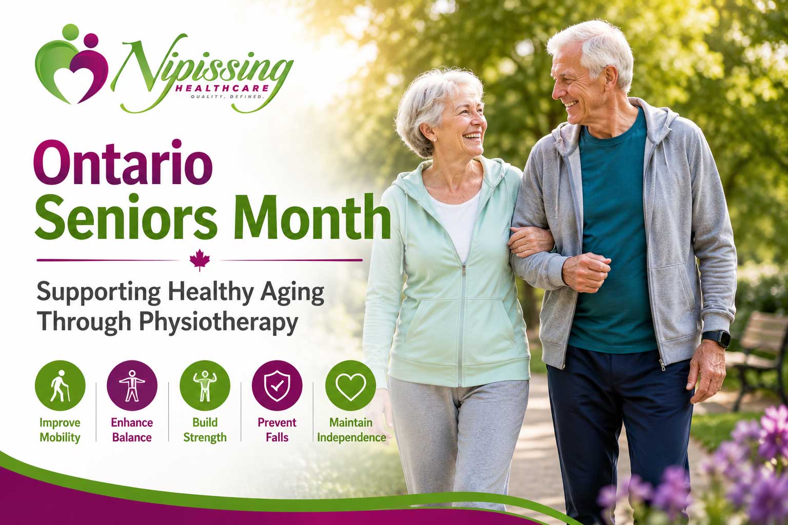 Ontario Seniors Month: Supporting Healthy Aging Through Physiotherapy