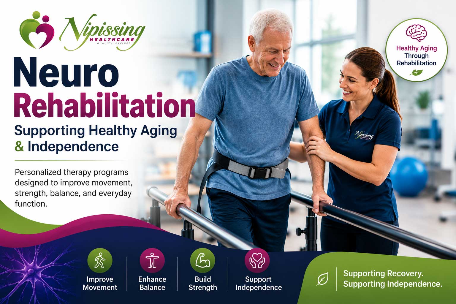 How Neuro Rehabilitation Supports Healthy Aging and Independence
