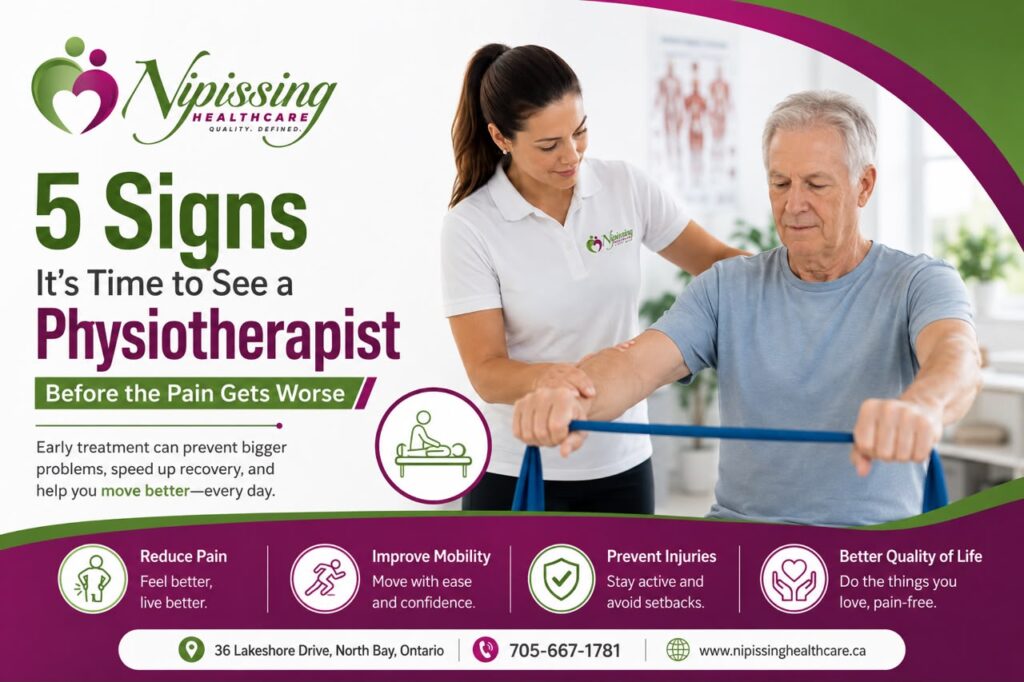 5 Signs It’s Time to See a Physiotherapist Before the Pain Gets Worse